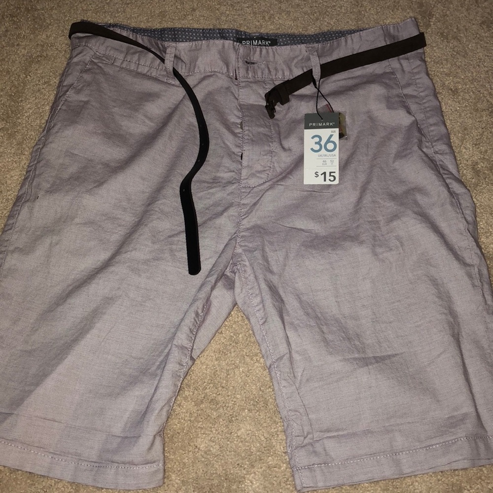 Men’s Burgundy Checkerboard Shorts
